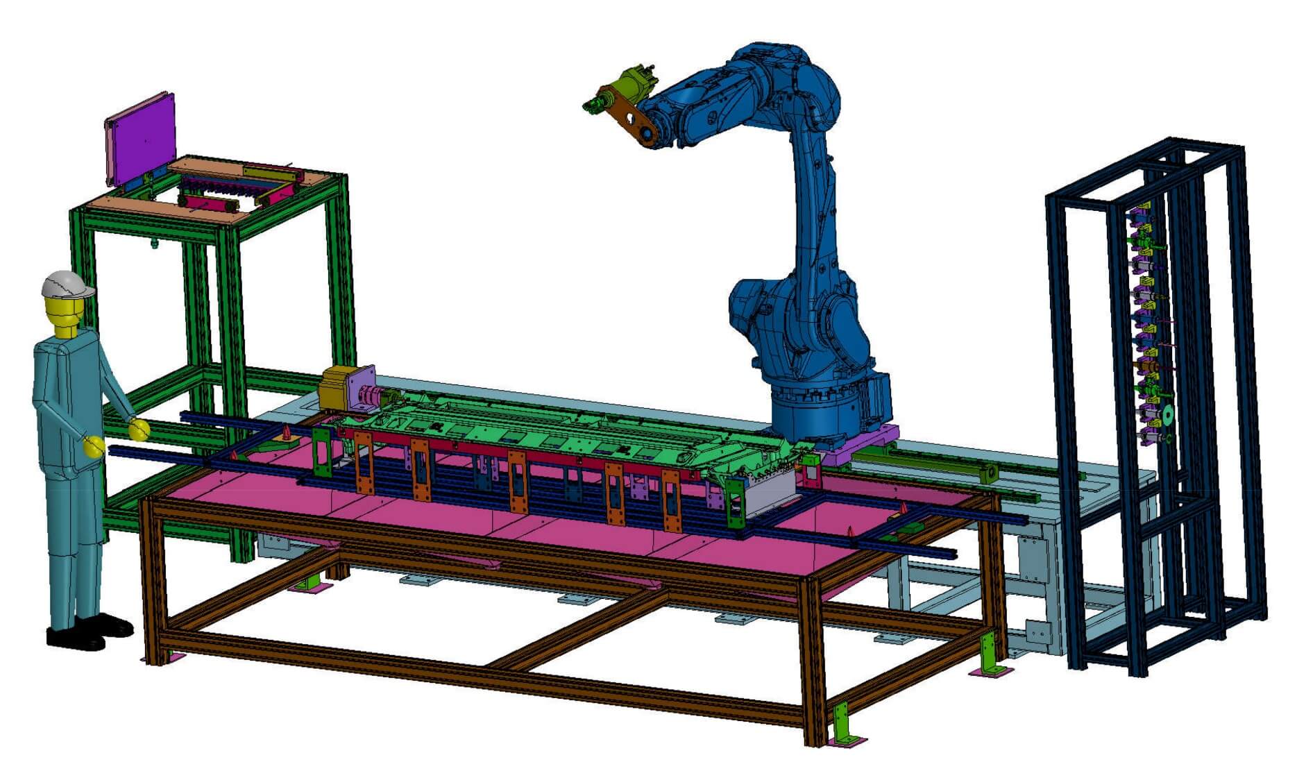 ＦＲＰ製品自動加工設備